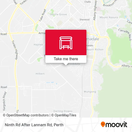 Mapa Ninth Rd After Lannam Rd