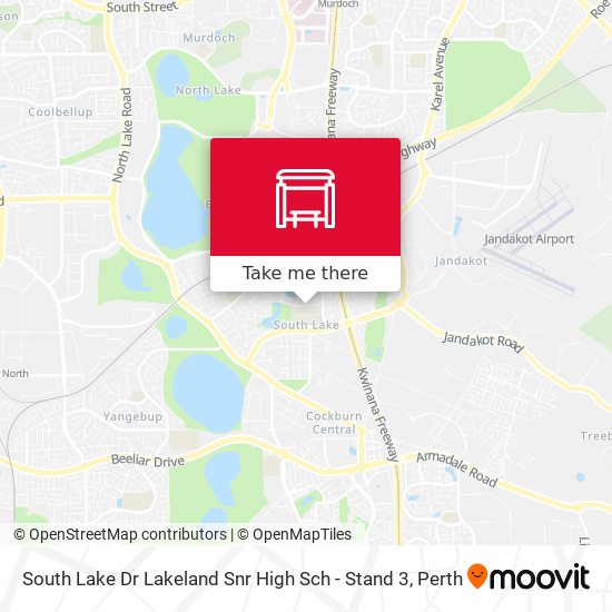 South Lake Dr Lakeland Snr High Sch - Stand 3 map