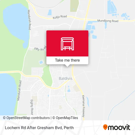 Mapa Lochern Rd After Gresham Bvd