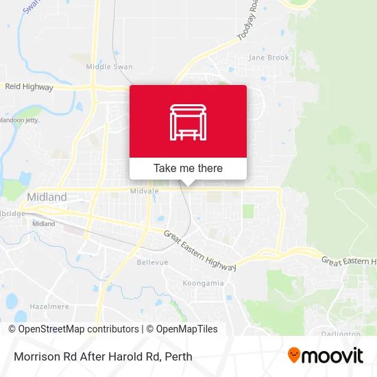 Mapa Morrison Rd After Harold Rd