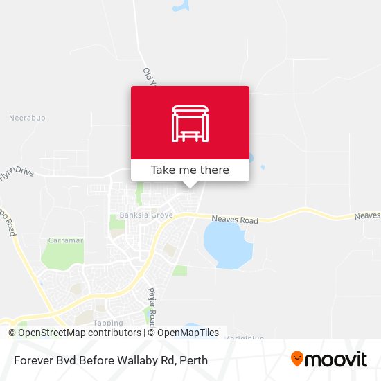 Forever Bvd Before Wallaby Rd map