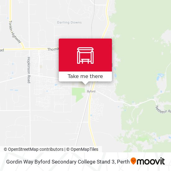 Gordin Way Byford Secondary College Stand 3 map