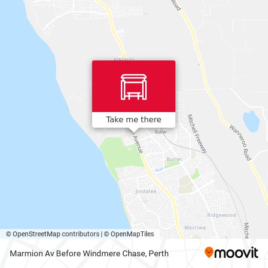 Marmion Av Before Windmere Chase map