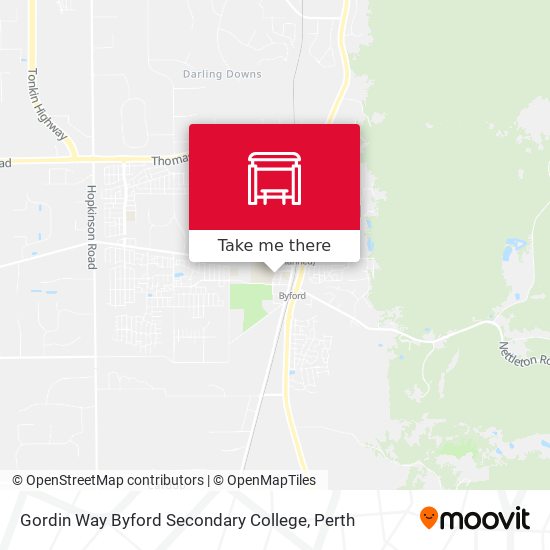 Gordin Way Byford Secondary College map