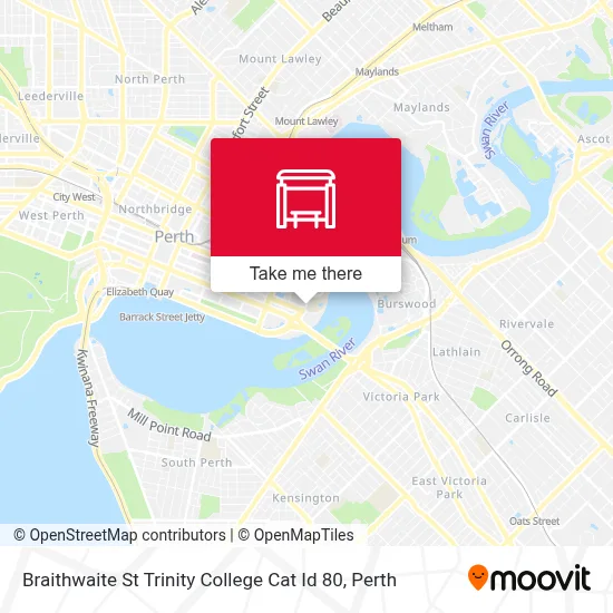 Mapa Braithwaite St Trinity College Cat Id 80