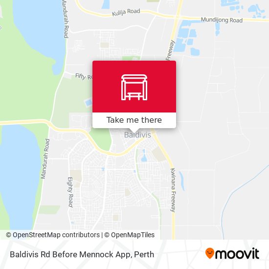 Baldivis Rd Before Mennock App map