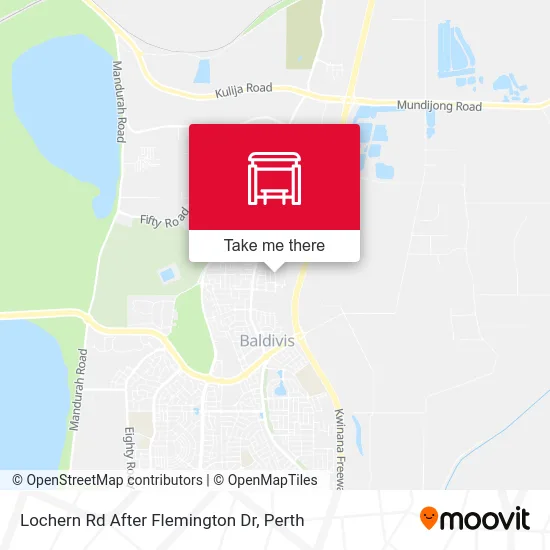 Mapa Lochern Rd After Flemington Dr