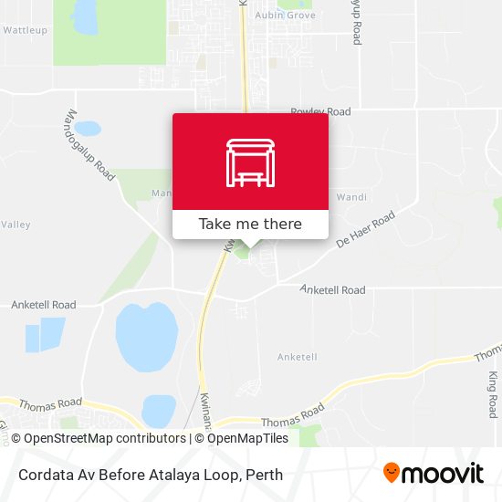 Cordata Av Before Atalaya Loop map