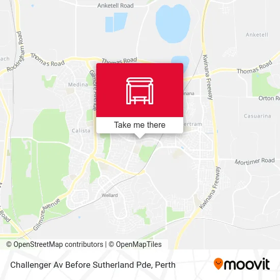 Mapa Challenger Av Before Sutherland Pde