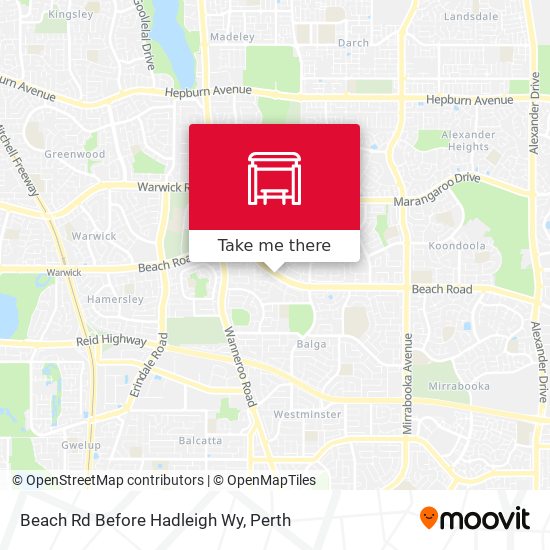 Beach Rd Before Hadleigh Wy map