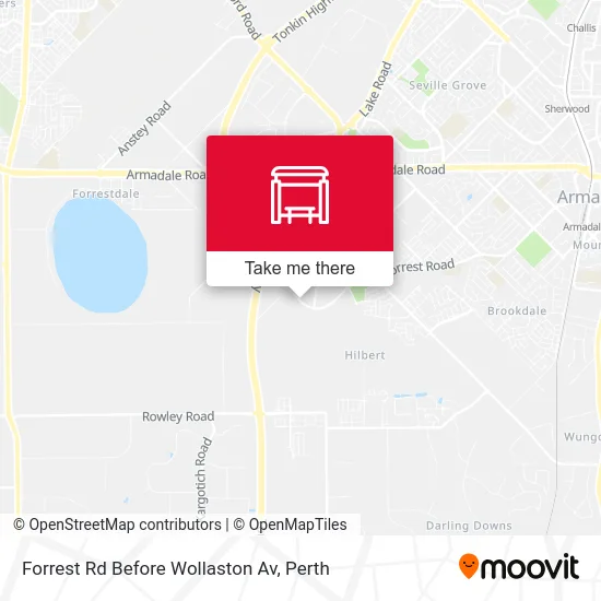 Mapa Forrest Rd Before Wollaston Av