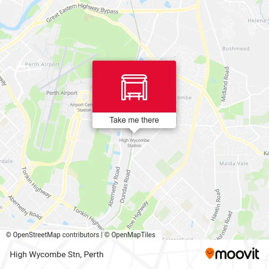Mapa High Wycombe Stn