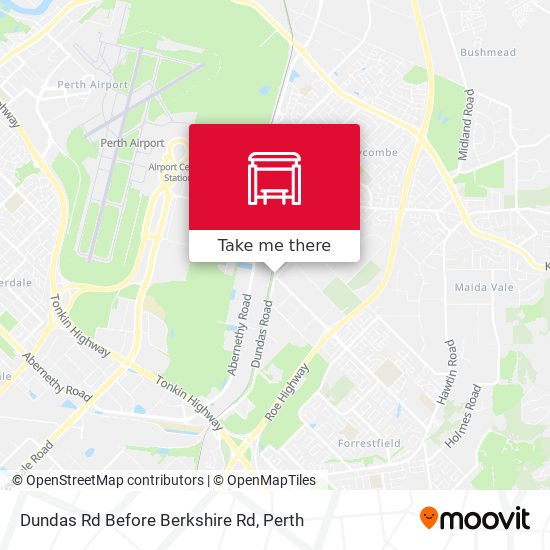 Dundas Rd Before Berkshire Rd map