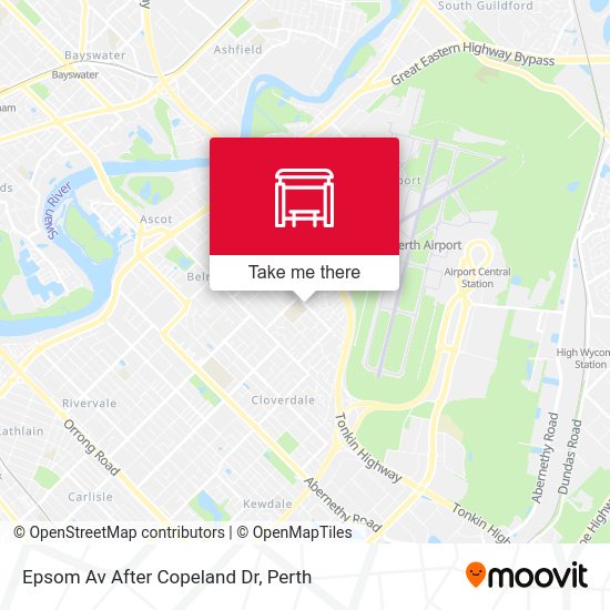 Epsom Av After Copeland Dr map