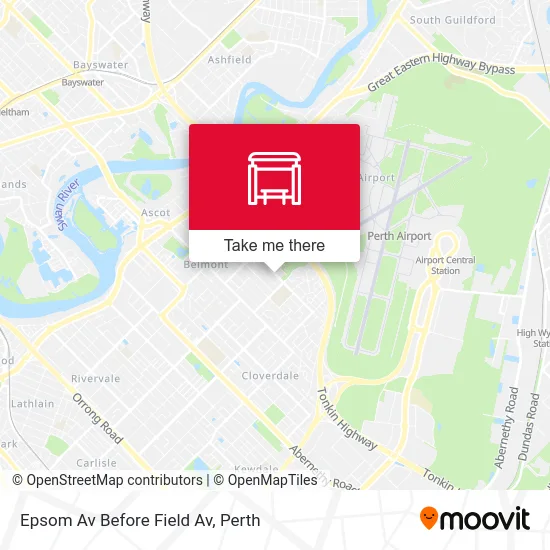 Mapa Epsom Av Before Field Av