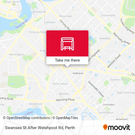 Mapa Swansea St After Welshpool Rd
