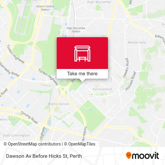 Mapa Dawson Av Before Hicks St