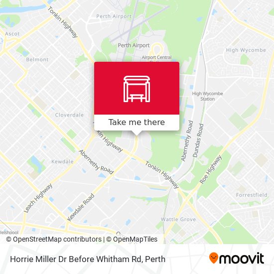 Horrie Miller Dr Before Whitham Rd map