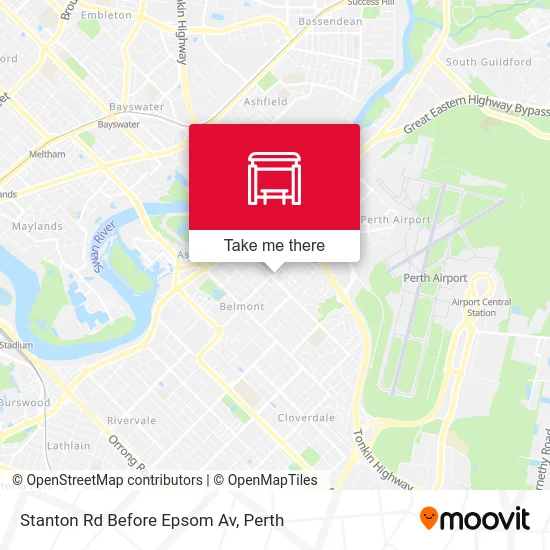 Mapa Stanton Rd Before Epsom Av