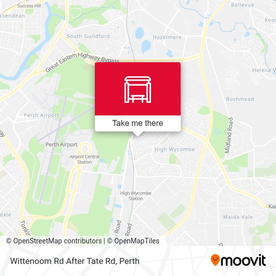 Wittenoom Rd After Tate Rd map