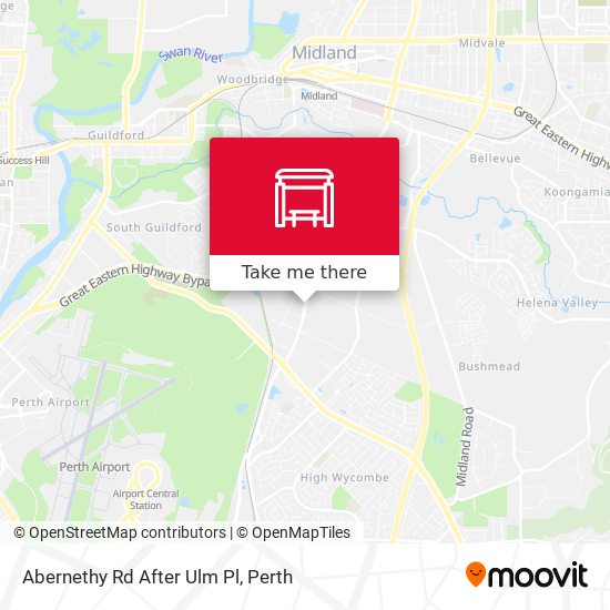Abernethy Rd After Ulm Pl map