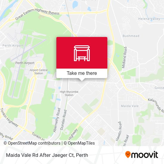 Maida Vale Rd After Jaeger Ct map