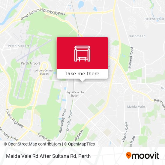 Maida Vale Rd After Sultana Rd map