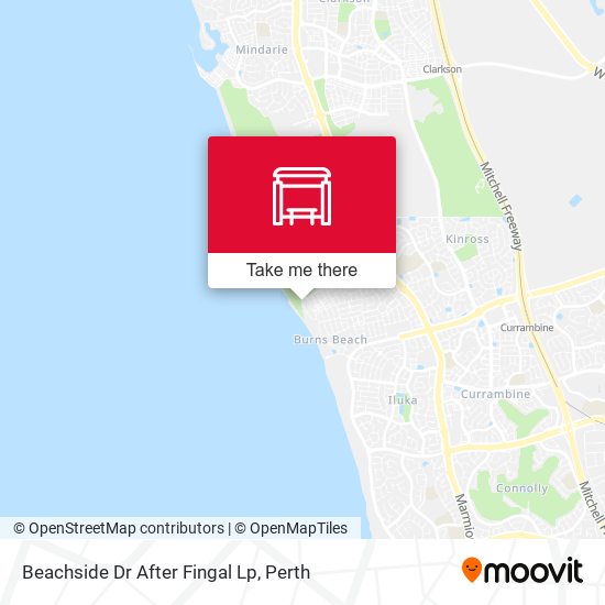 Beachside Dr After Fingal Lp map
