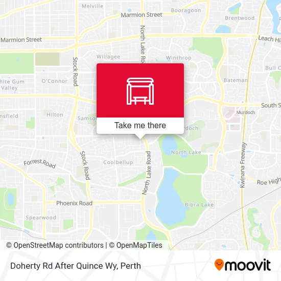 Mapa Doherty Rd After Quince Wy