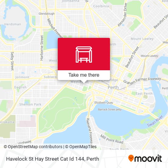 Mapa Havelock St Hay Street Cat Id 144