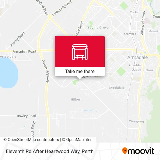 Mapa Eleventh Rd After Heartwood Way