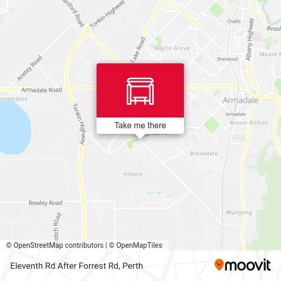 Mapa Eleventh Rd After Forrest Rd