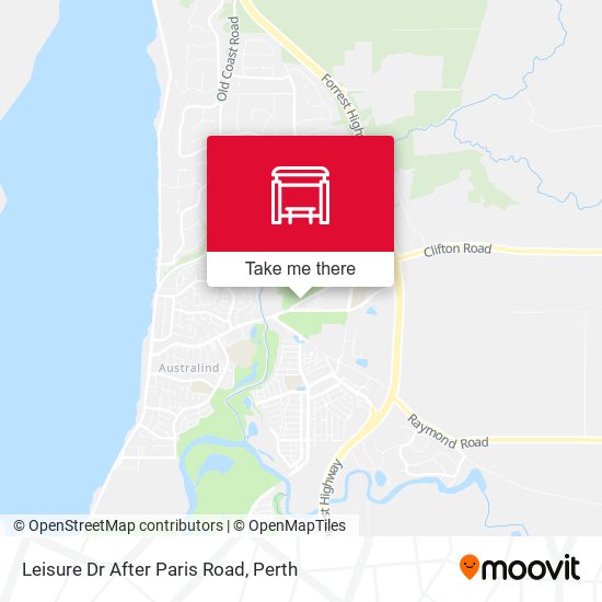 Leisure Dr After Paris Road map