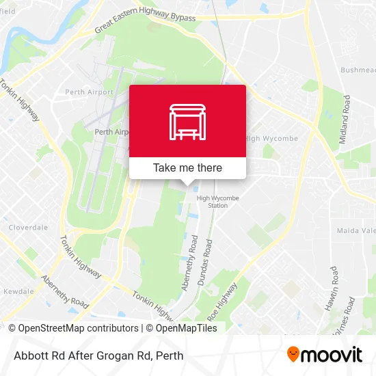 Mapa Abbott Rd After Grogan Rd