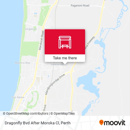 Dragonfly Bvd After Moroka Cl map