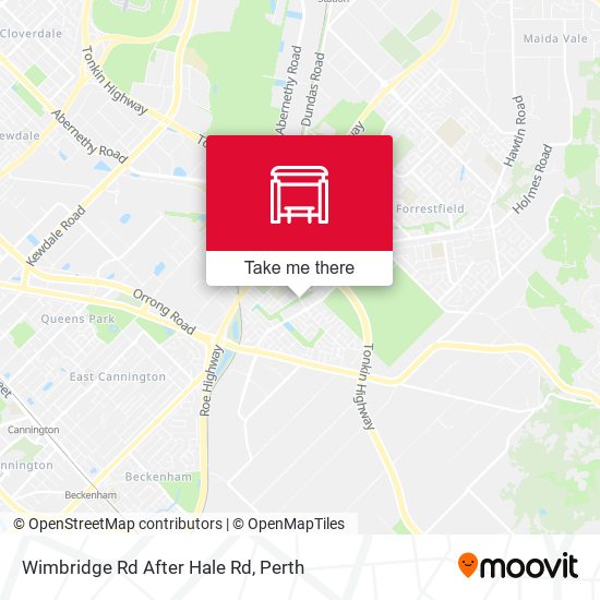 Wimbridge Rd After Hale Rd map