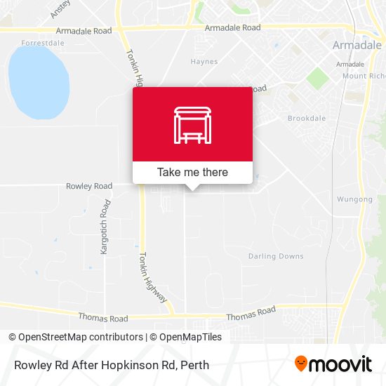 Rowley Rd After Hopkinson Rd map