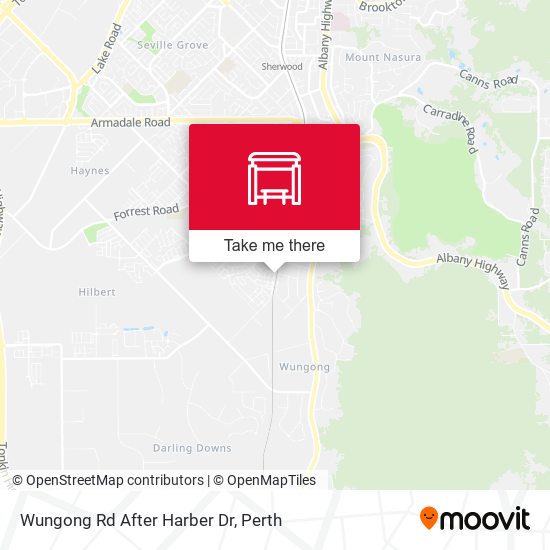 Wungong Rd After Harber Dr map