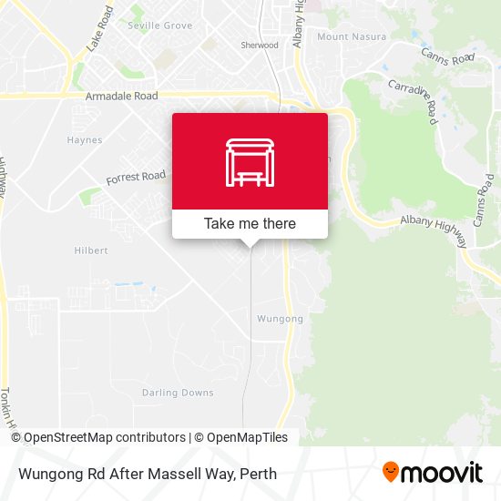 Wungong Rd After Massell Way map