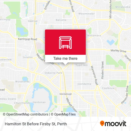 Mapa Hamilton St Before Firsby St