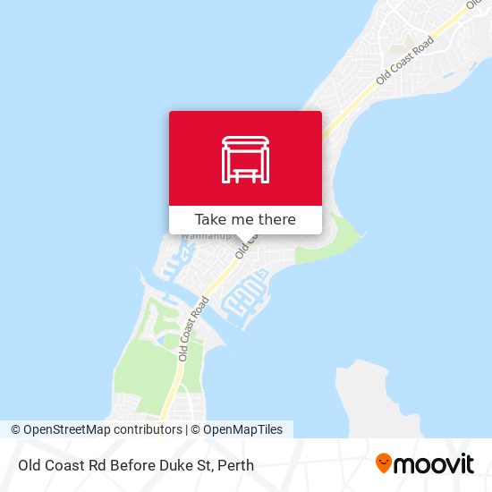 Old Coast Rd Before Duke St map
