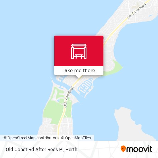 Old Coast Rd After Rees Pl map