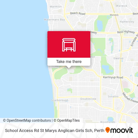 Mapa School Access Rd St Marys Anglican Girls Sch