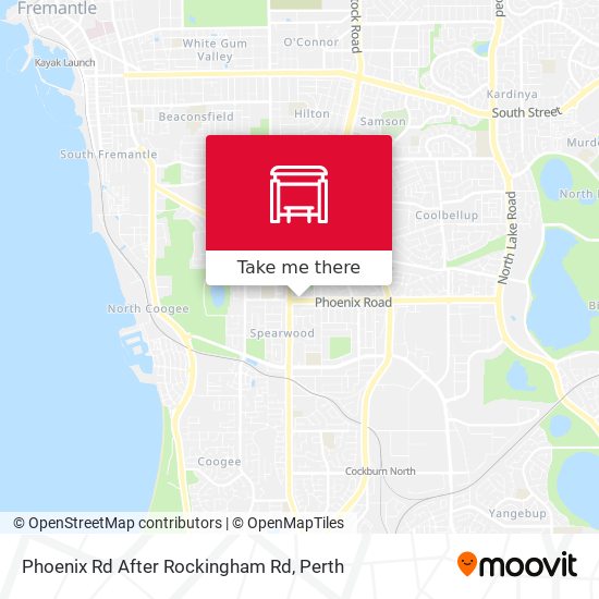 Phoenix Rd After Rockingham Rd map