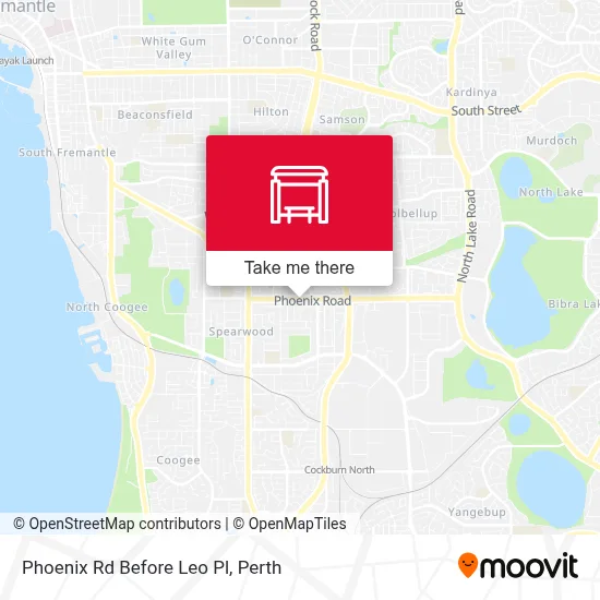 Mapa Phoenix Rd Before Leo Pl