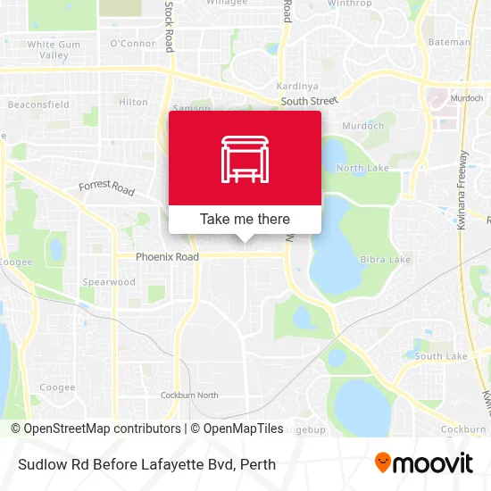 Mapa Sudlow Rd Before Lafayette Bvd