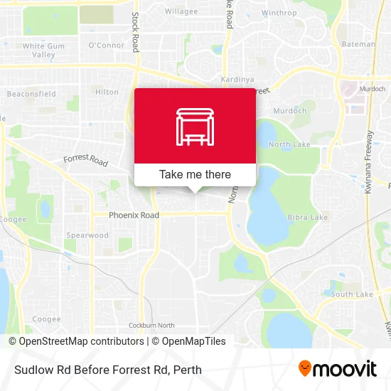 Mapa Sudlow Rd Before Forrest Rd