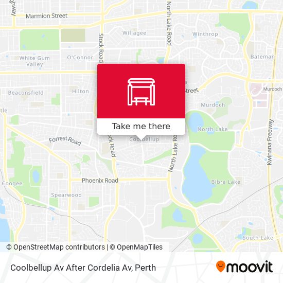 Coolbellup Av After Cordelia Av map