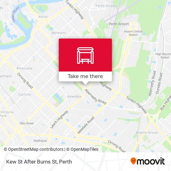 Kew St After Burns St map