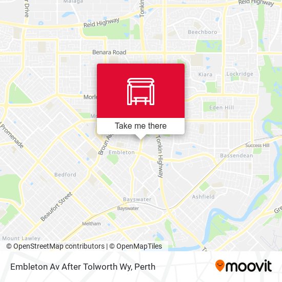 Embleton Av After Tolworth Wy map